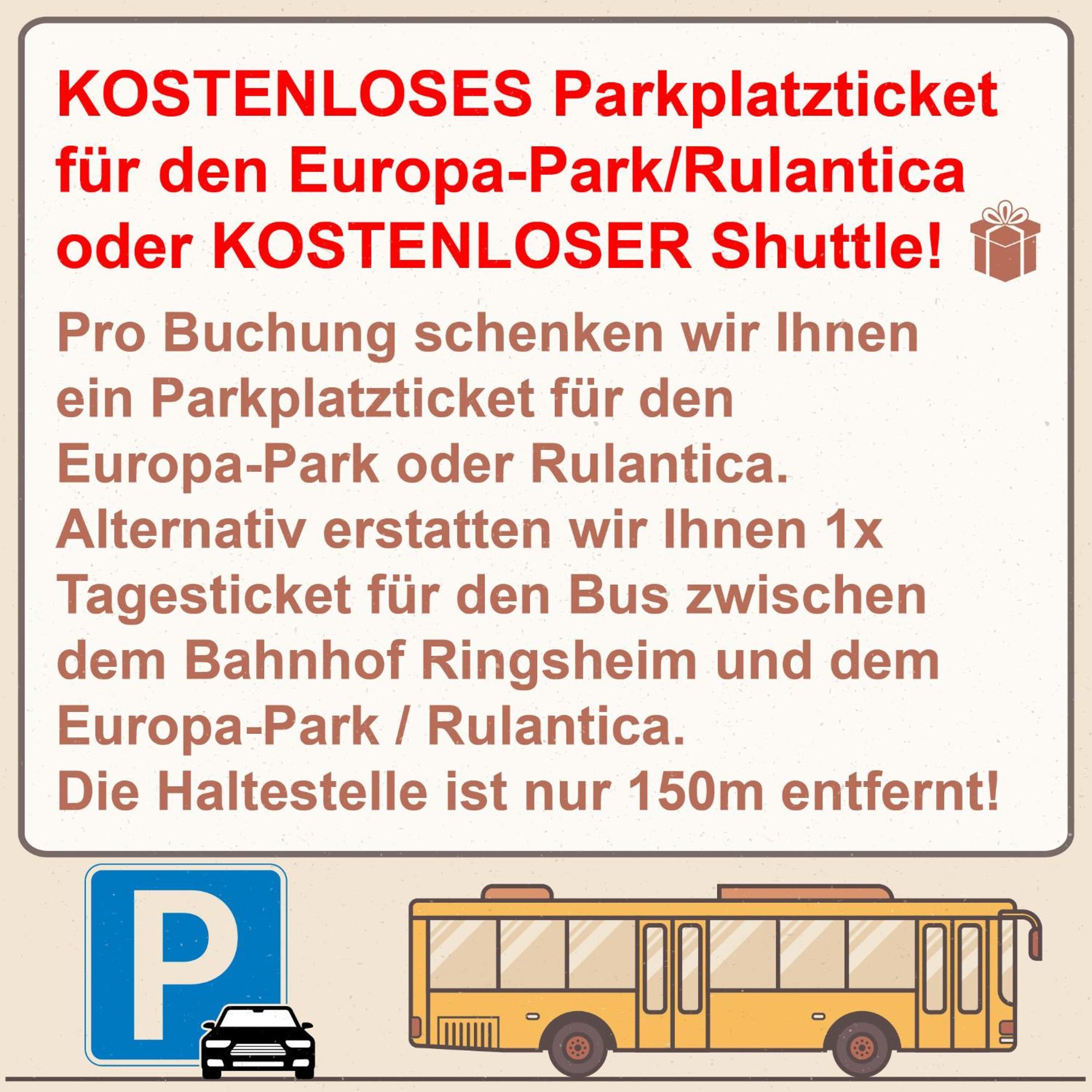 Hotel Sunparc - Shuttle Zum Europa-Park Rust 4Km & Rulantica 2Km Ringsheim Bagian luar foto